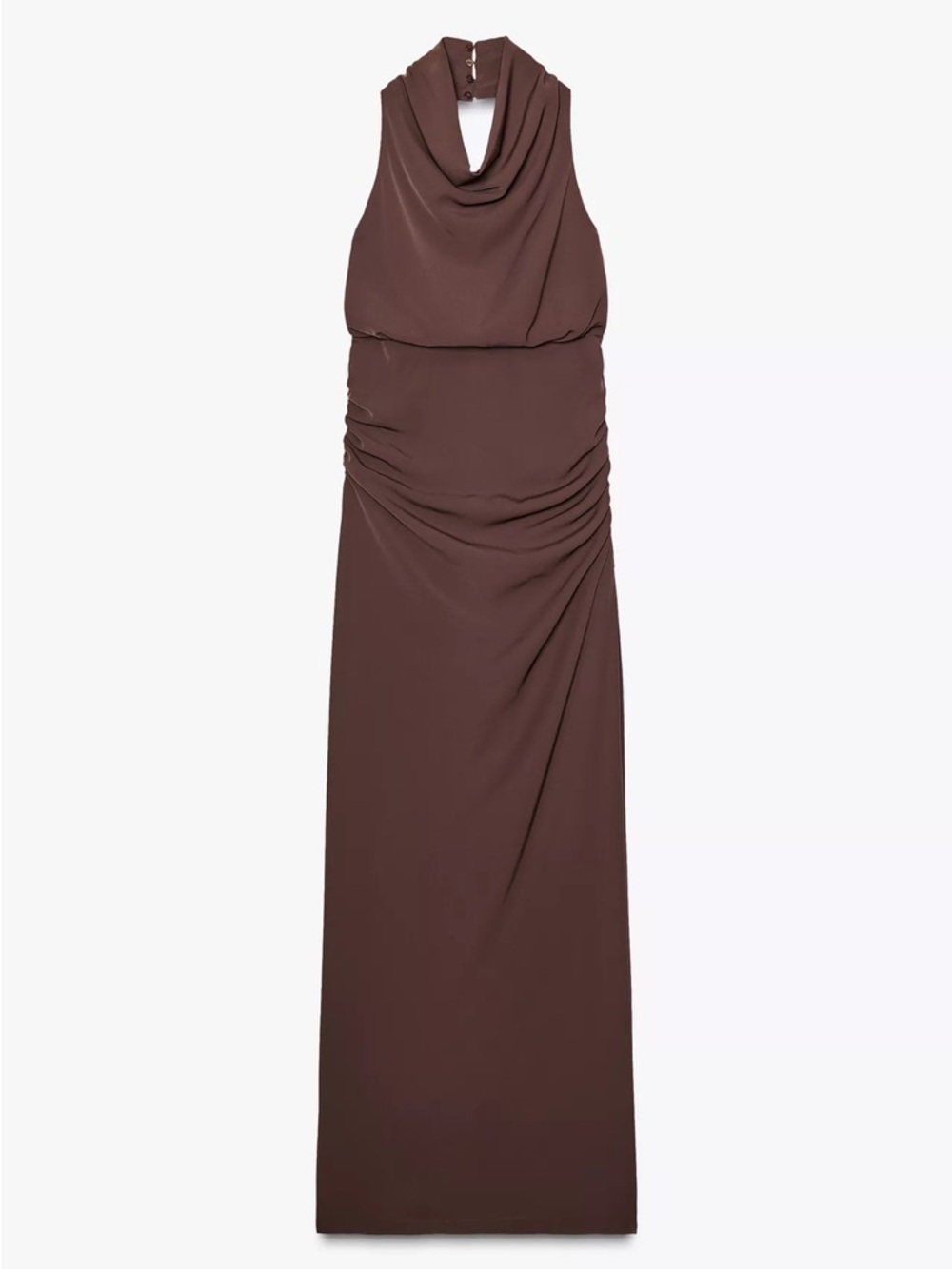 Zara LONG OPEN BACK HALTER
DRESS